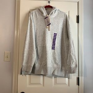 Members Mark Boyfriend Hoodie…new/tags…XXL…heathered gray